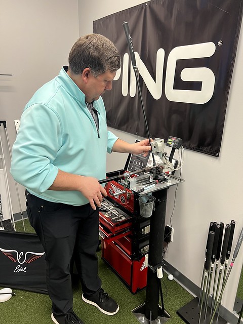 Gettin fit for a new putter. Knocking a couple degrees off the loft.