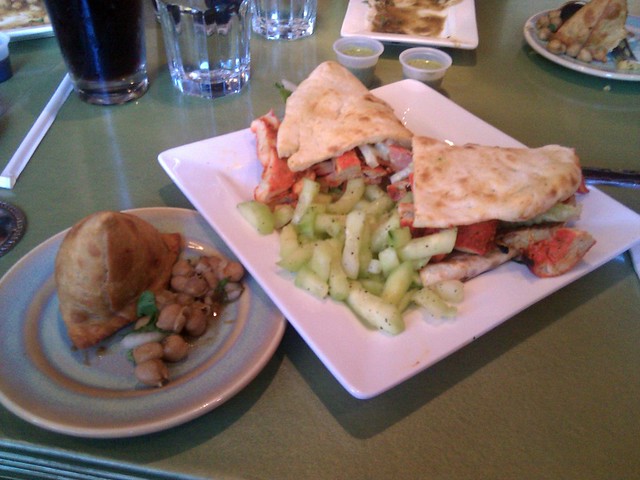 Tandoori Chicken sandwich at Chaat