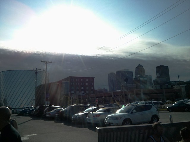 Looks like this beautiful day's about to come to an end...