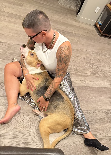 Durby is happy to see Kari