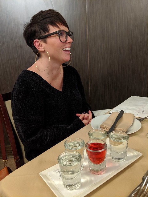 A flight of vodka... This should end well