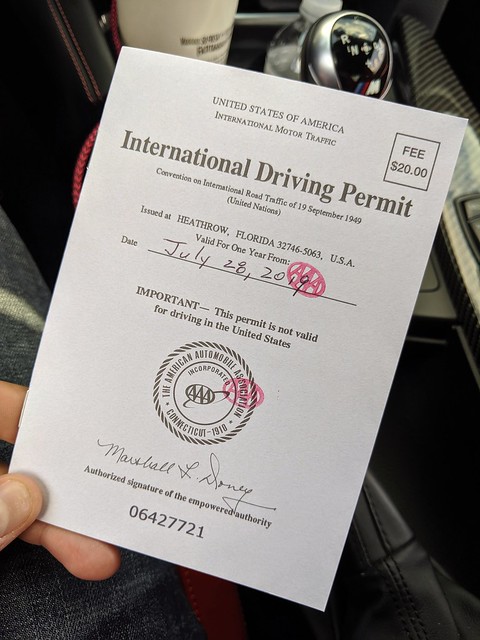 Ready to drive in Japan!