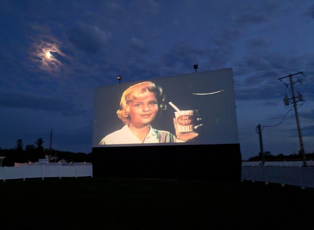 First drive-in movie.