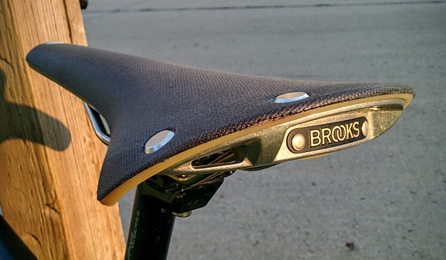 Finally bucked up and bought my own bike saddle...