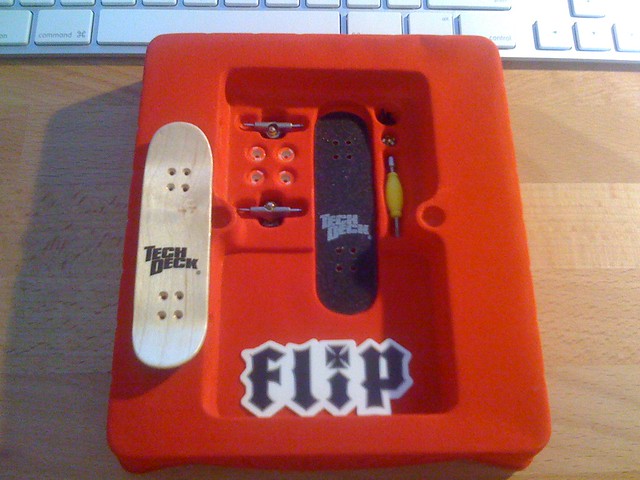 Kari got me a Canadian Maple Tech Deck.