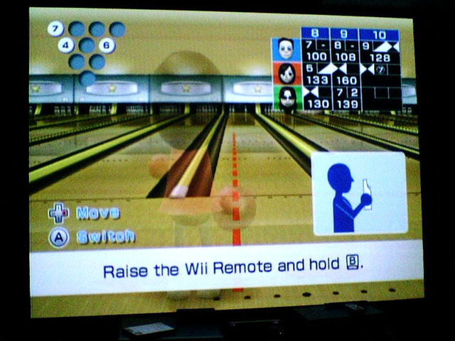Wii Bowling on the Hundy