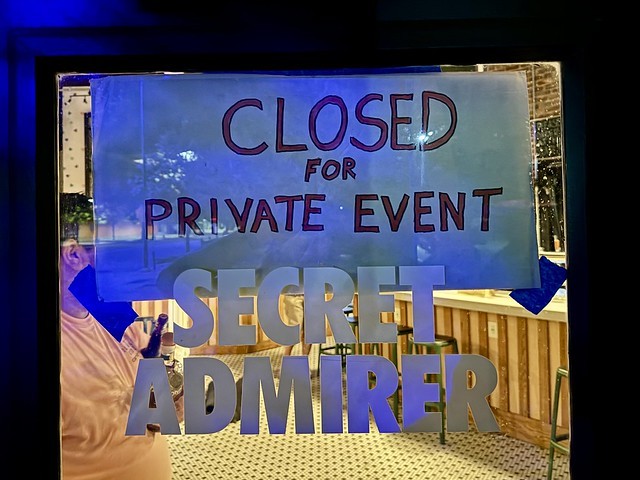 It was fun to hang out on this patio tonight