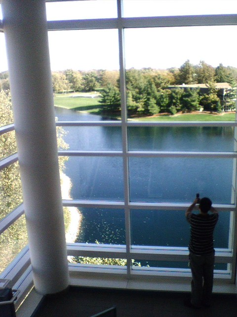 Zach Taking a Photo of the Barton Solvents Explosion