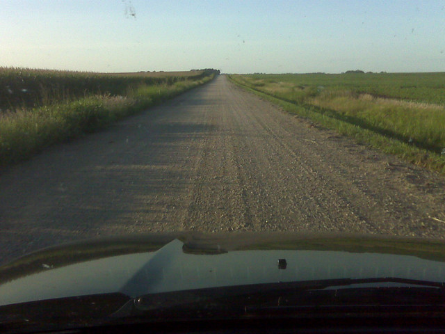 Lost in BFI.  Gravel roads are pretty fun with 4wd.