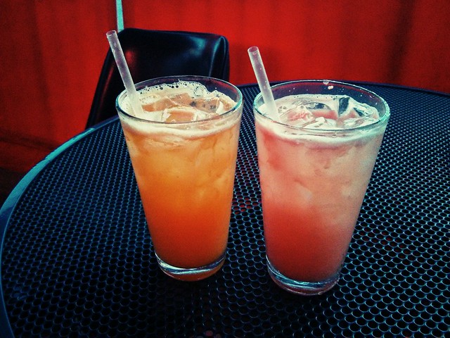 Getting wifey liquored up before taking her to her first @ICP show. Fresh squeezed dranks!