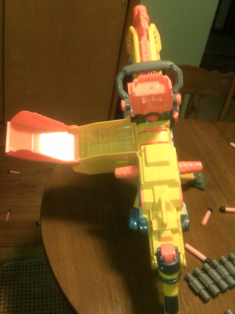 Vic's Nerf Machine Gun.