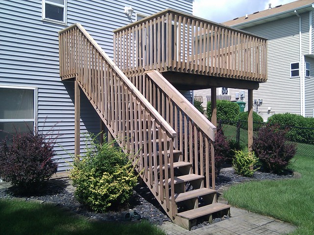 And now we get to spend our saturday staining this.