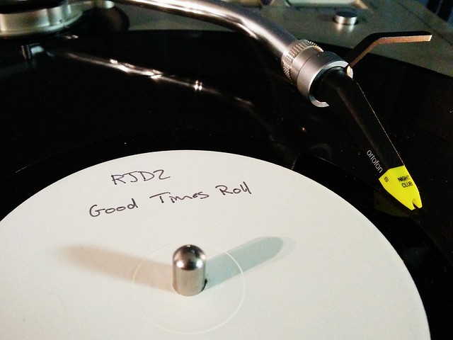 Listening to records