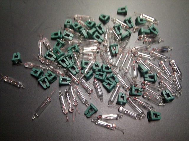 Seriously had to replace this many bulbs on our tree...