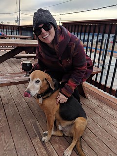 Little camera shy on the Confluence patio