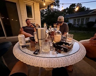 Drinks - When Mason invites you over cigars n whiskey