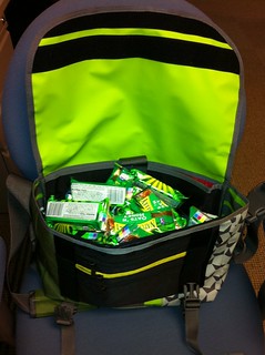 Mobile - Putting Nick's new bag to use