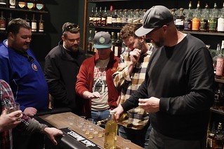 Cullen Powers - Handing out tastes of Malört