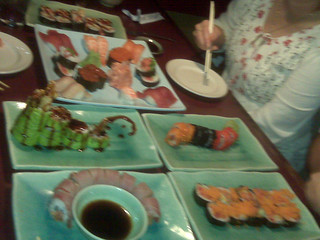 Sushi - Probably the last sushi we will have at Taki, sad.