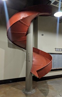 Look at this mail chute in my friend, Lauren's apartment