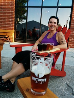 Riding bikes. Drinking beer.