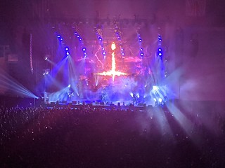 Slayer - These upside-down crosses made of fire were ridiculous
