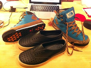 My new winter commute and office footwear.