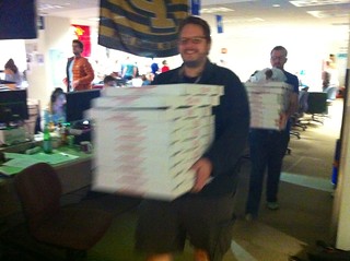 pizza - Debate prep with Fitz