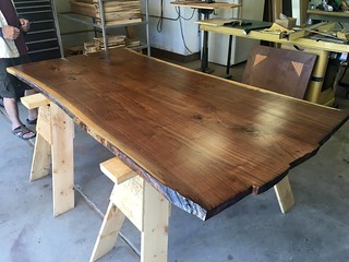 Mom's new table coming together