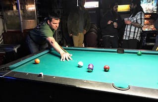 Chuck McGrane - Chuck shootin pool