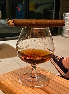 Drinks - Cigar and Henney