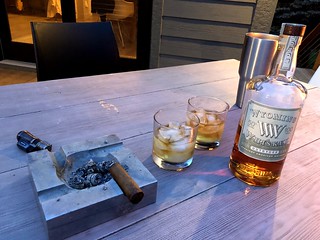 Drinks - A cigar and some Wyoming Whiskey