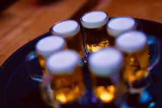 Drinks - A revolver of mini beers