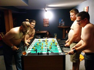 Some intense foosball