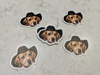 Look at these Garth Brooks stickers