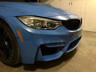 After: blacked out grilles