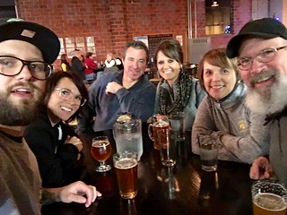 Havin a beer after a day of demo on the new place