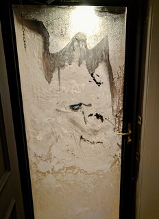 Look at this weird face on my door