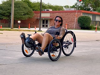 Test driving the E-assist Dumont. The Cadillac of Catrikes