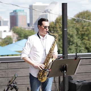 Dave Bohl on sax