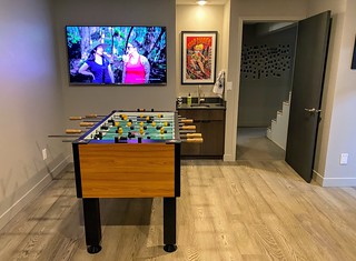 Got a TV in the rec room now