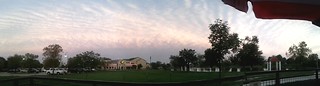 Sunset - Suburban sunset panorama