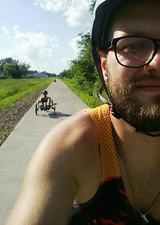 Biking - A couple more miles after Nick stole our car