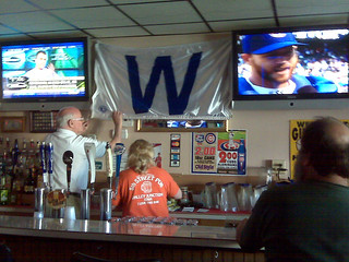 Giff - bringing down the W flag