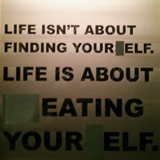 Art - Life... (Also, I am just having a grand ol time with the artwork in this hotel room)