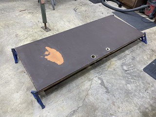 Building - Finally refinishing this nasty old garage access door