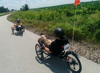 Biking - Headin south from Slater