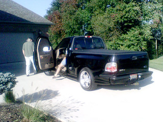 Looking at the Truck in Ohio