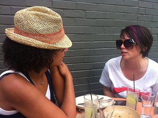 Bangers & Lace - Having an afternoon drink with my GFs.