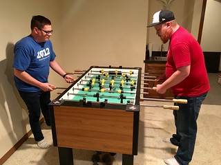 "Sooo, do you guys wanna go play foosball instead"